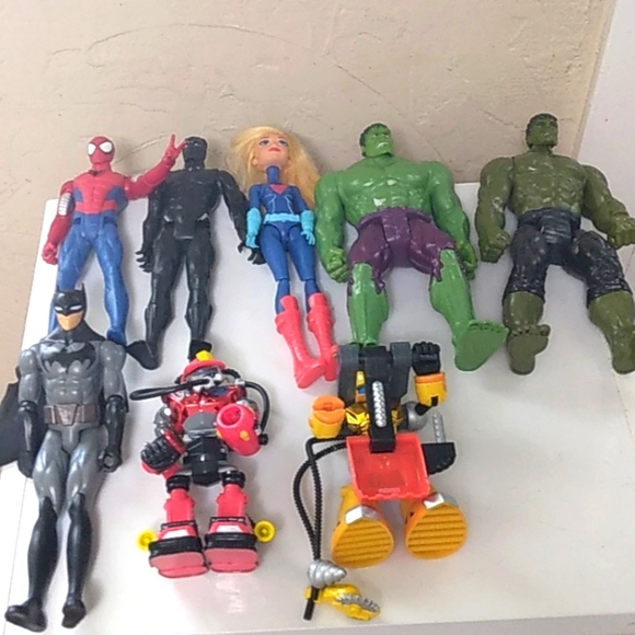 Marvel Toys Set Of 8 Assorted Super Hero Figures Poshmark